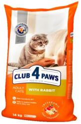 CLUB 4 PAWS Macska Adult Száraztáp 14kg With Rabbit