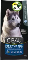 CIBAU Sensitive Adult Fish Medium&maxi 12+2kg