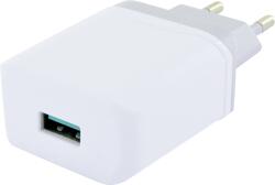 SCHWAIGER Hálózati USB Töltő - 2.4 A, Fehér (LAD440532)