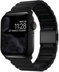 Nomad Titánium Apple Watch szíj 42/ 44/ 45/ 46 /49 mm - fekete (OS-0471) - pepita