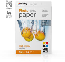 COLORWAY Fotopapir Cw Magas Fenyu 230g/m2, 20db, A4 (pg230020a4)