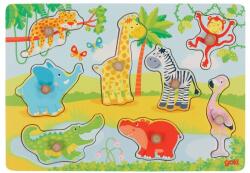 Goki Puzzle Goki African Baby Animals Lift Out (57397)