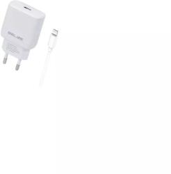 Beline BLNCW30L USB-C Hálózati Töltő + Lightning Kábel - 30 W, Fehér