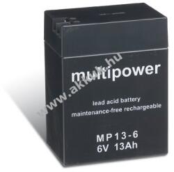 Multipower Ólom akku 6V 13Ah (Multipower) típus MP13-6