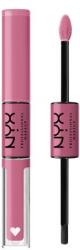 NYX Cosmetics Shine Loud magasfényű kétlépcsős ajakrúzs 3.4 ml árnyék 10 Trophy Life