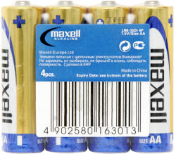 Maxell AA 1, 5 LR6 MAXELL lúgos elemek AA 1, 5 LR6 (88932)