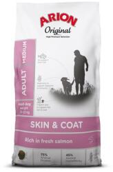 ARION Original Skin & Coat Adult Medium Salmon Rice 12 kg