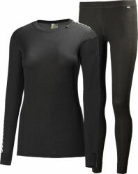 Helly Hansen Women's HH Comfort Lightweight Set Black S Lenjerie de corp navigatie (48675_990-S)