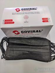 Goviral 3 rétegű sebészeti szájmaszk FEKETE 10 db