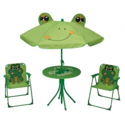 Strend Pro LEQ MELISENDA, béka, napernyő 105 cm, asztal + 2db szék (802417)