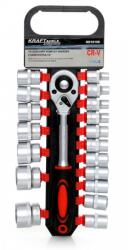 Kraft&Dele 19 részes dugókulcs készlet, 1/2" racsnis hajtókarral (KD10108)