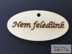  Ovális tábla - Nem feledünk 60mm