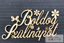  Boldog Szülinapot felirat díszítve