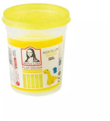 Gyurma, színes, play dough 120 g Mona Lisa - neon sárga