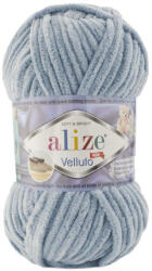 alize velluto plüss, zsenília fonal 428 - Közép szürke