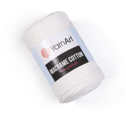 YARNART macrame cotton fonal 2mm 752 tört fehér