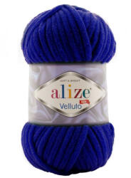 alize velluto plüss, zsenília fonal 360 - Navy kék