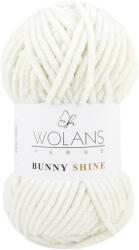  Wolans Bunny Baby Shine, csillogós plüss fonal 820-02 Krém