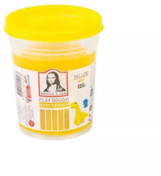 Gyurma, színes, play dough 120 g Mona Lisa - sárga