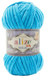 alize velluto plüss, zsenília fonal 016 - Óceán kék