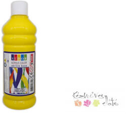 Matt akril festék 500ml - sárga