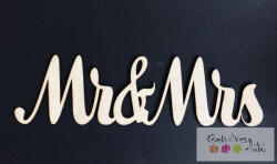  Mr&Mrs felirat írott 9, 5cm