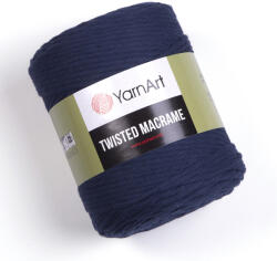 YARNART twisted 5mm macrame kifésülhető fonal 784 tengerész kék