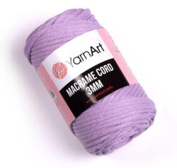 YARNART macrame cord fonal 3mm 765 világos lila