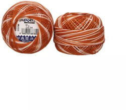 puppets Perle hímzőfonal 10g - 00094 barna színátmenetes