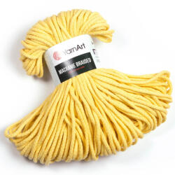 YARNART macrame braided fonal 5mm 754 citrom