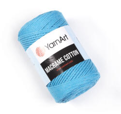 YARNART macrame cotton fonal 2mm 763 Türkiz