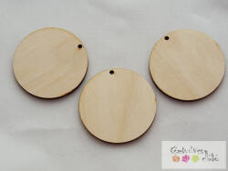  Natur kerek medál 30mm