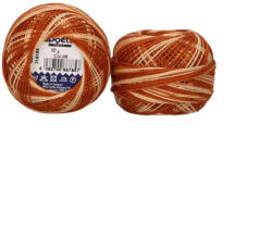 puppets Perle hímzőfonal 10g - 00098 barna-krém színátmenetes