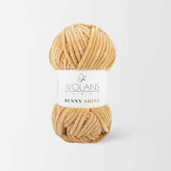  Wolans Bunny Baby Shine, csillogós plüss fonal 820-18 drapp