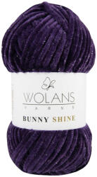  Wolans Bunny Baby Shine, csillogós plüss fonal 820-16 Lila