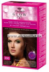Kallos Glow tartós krémhajfesték 550 mahagóni barna 40ml