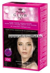 Kallos Glow tartós krémhajfesték 100 fekete 40ml