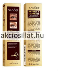 SADOER Retinol & Caffeine Eye Essence Oil Szemránckrém 8ml
