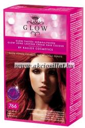Kallos Glow tartós krémhajfesték 766 rubin vörös 40ml
