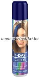 VENITA 1 Day Color 1 napos kimosható ammóniamentes hajszínező spray 50ml 5 Navy Blue