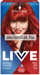 Schwarzkopf Live Color hajfesték 035 vörös