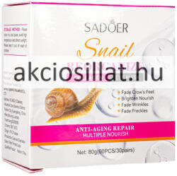 SADOER Snail Reorganize Collagen Eye Mask szemmaszk 60db/30pár
