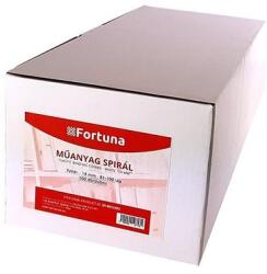 Fortuna Iratspirál műanyag FORTUNA 14mm 81-100 lap fehér 100/dob (09.0052402)