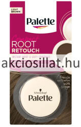 Schwarzkopf Palette Compact Root Retuoch Light Brown Világos Barna Ideiglenes Hajtő Színező Festék 3g