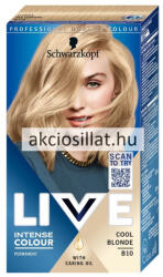Schwarzkopf Live Color hajfesték B10 Hűvös szőke