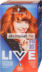 Schwarzkopf Live Color hajfesték 030 Mangó csavar