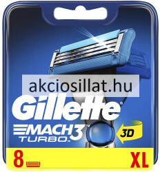 Gillette Mach3 Turbo borotvabetét 8db-os