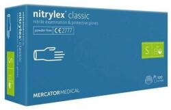 Gumikesztyű egyszer használatos nitril púdermentes kék S 7 (RD30019002) - robbitairodaszer