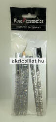 Rose Cosmetics Sminkecset Készlet Nagy Ezüst Csillámos 5db-os