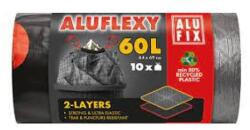 Alufix Szemeteszsák ALUFIX 60L Aluflexy húzófüles 2 rétegű 10 darabos (MSZ60FLEXYUNI) - robbitairodaszer